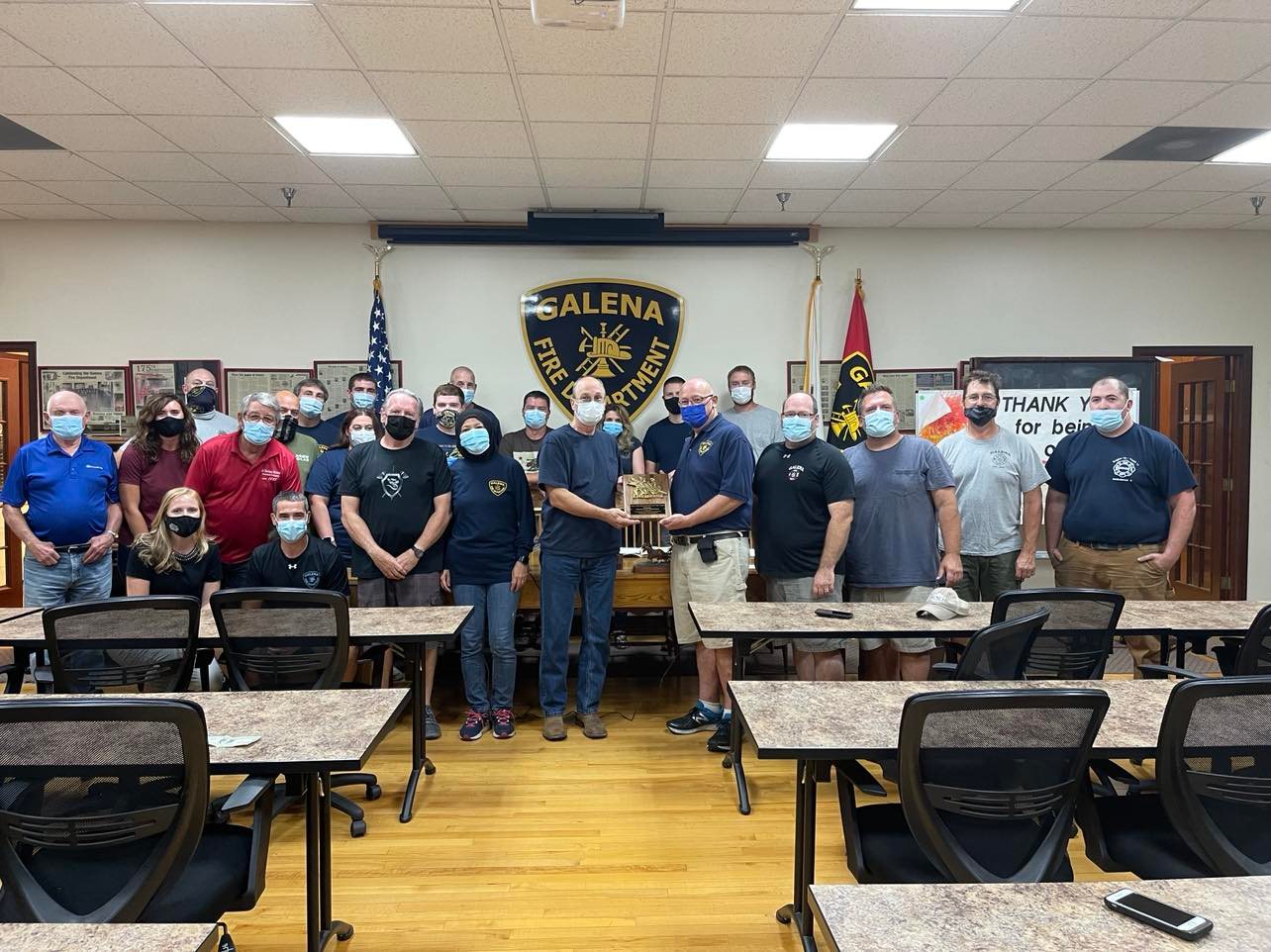 2021 Fire Department of the Year Award Galena Volunteer Fire Department