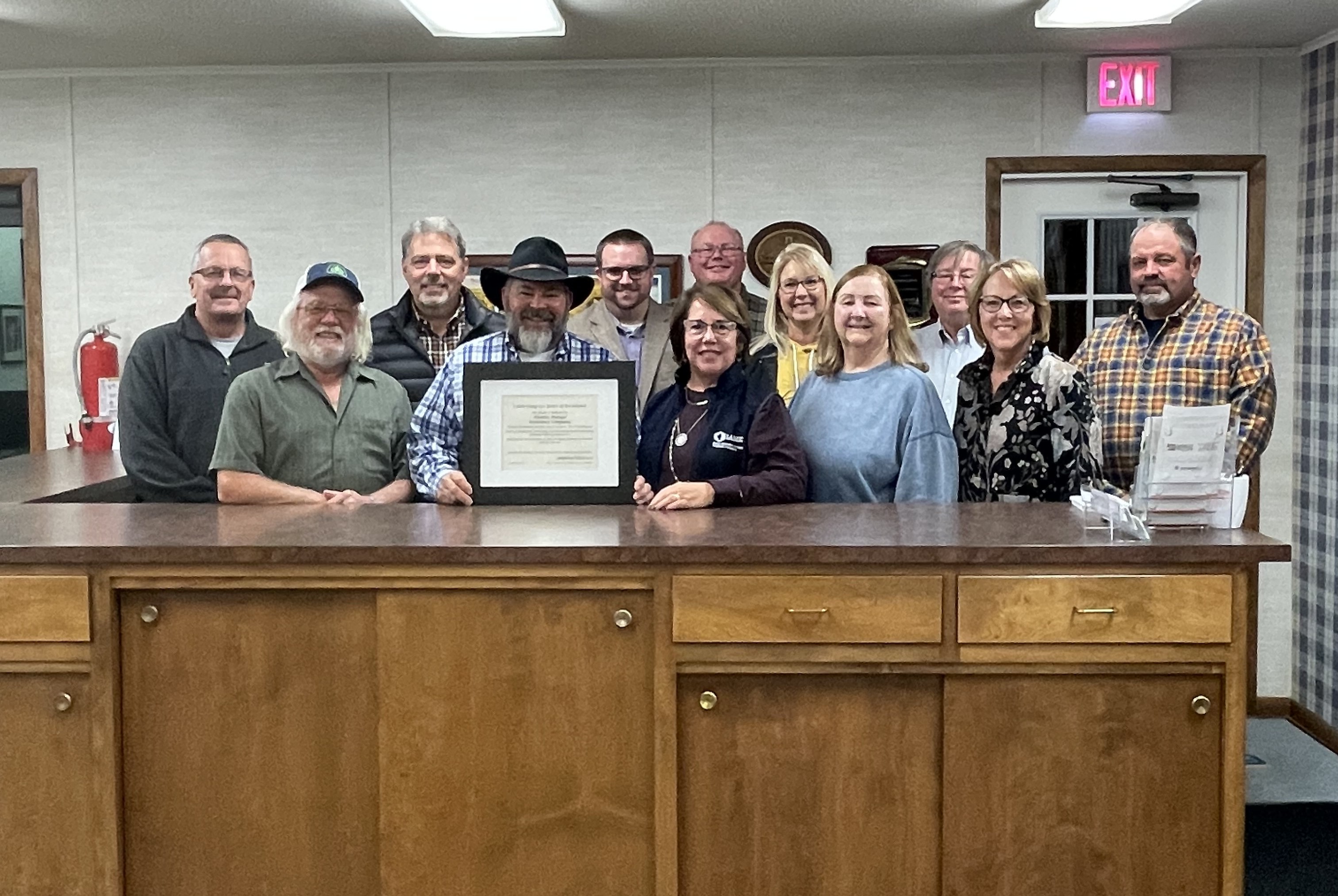 Jackie Rakers with Hamlet Mutual